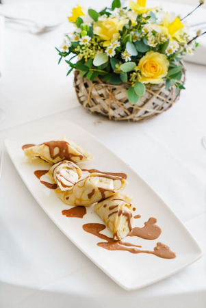 Easter tableの写真素材