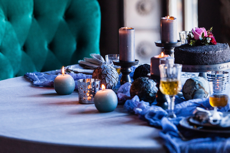 table set for mealの写真素材