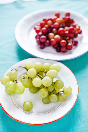 fresh grapesの写真素材
