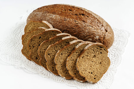 bread on the white