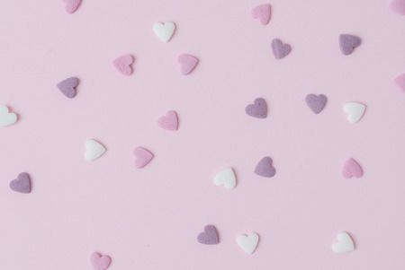 sugar heartsの写真素材