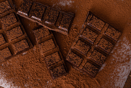 dark chocolateの写真素材