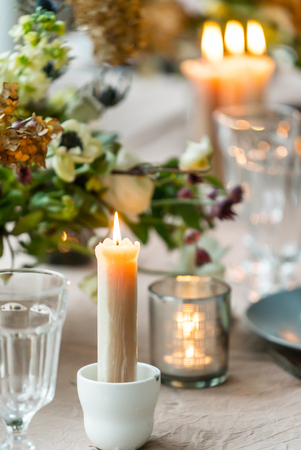 Easter tableの写真素材