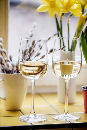 white wineの写真素材
