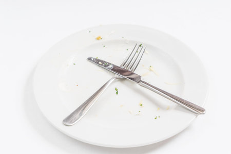 empty plateの写真素材