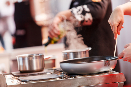 chef at workの写真素材