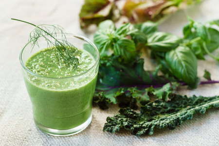 green smoothieの写真素材