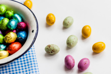 Easter eggsの写真素材