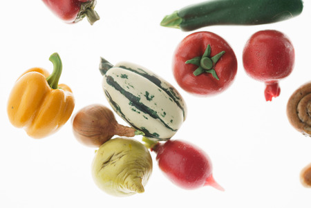 vegetables on the whiteの写真素材