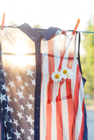 daisies in the pocketの写真素材