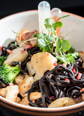 seafood noodleの写真素材