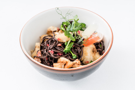 seafood noodleの写真素材