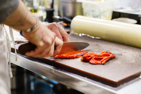 chef at workの写真素材