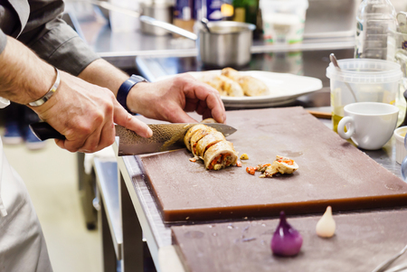 chef at workの写真素材