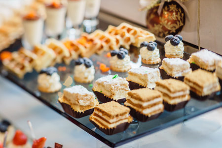 different pastriesの写真素材