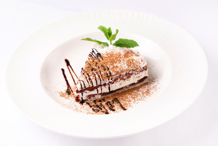 tiramisu cakeの写真素材