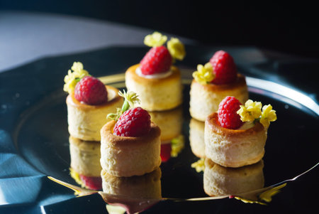 tarts with berries