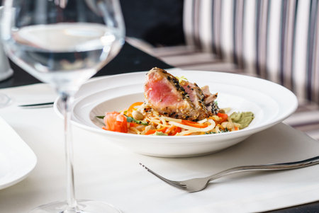 tuna with vegetables