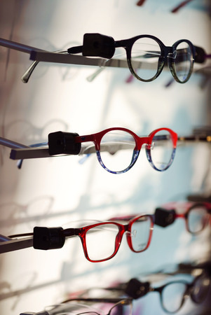 optical shop eyewearの写真素材