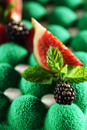 Christmas cakeの写真素材