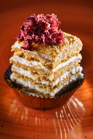 small pastry on the catering tableの写真素材