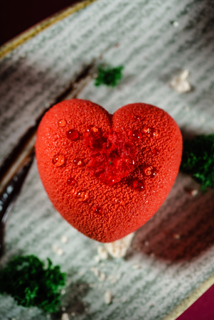 heart's shape pastryの写真素材