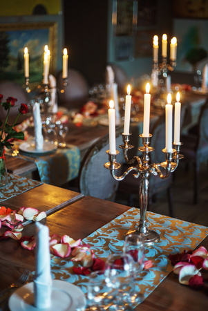 table set for mealの写真素材