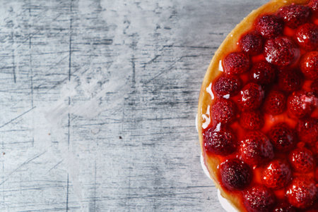 raspberry tart cake
