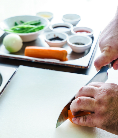 chef at workの写真素材