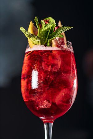 cocktail in the barの写真素材