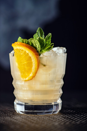 cocktail in the barの写真素材