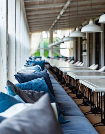 interior design of  restaurantの写真素材