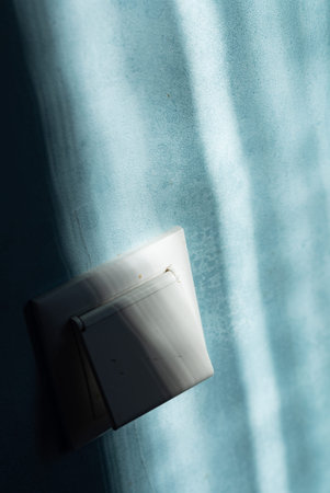 sun shadow on the wall