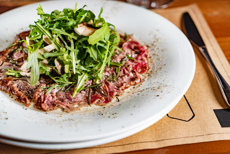 beef carpaccioの写真素材