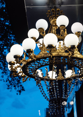 beautiful outdoor lampsの写真素材