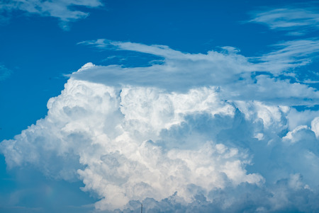 nice clouds in skyの写真素材