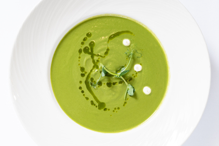 broccoli cream soupの写真素材