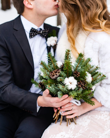Beautiful wedding couple
