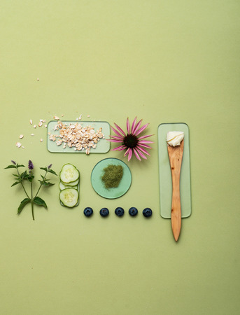 ingredients for cosmeticの写真素材