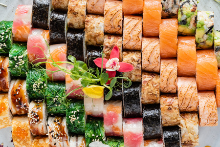 big sushi setの写真素材