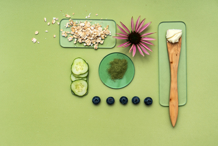 ingredients for cosmeticの写真素材