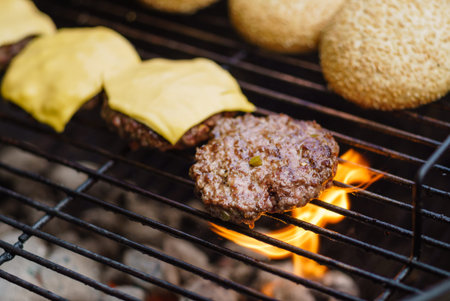 Grilled cutlets for burgers