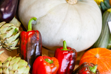 fresh organic vegetablesの写真素材