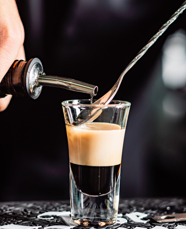 cocktail in the barの写真素材