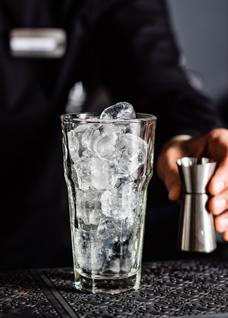cocktail in the barの写真素材