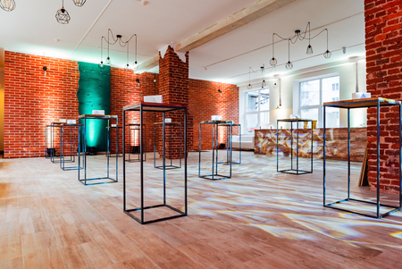 modern loft interiorのeditorial素材