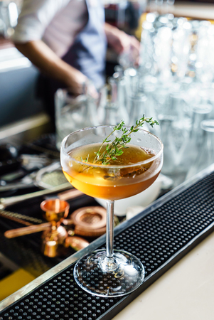 Cocktail in the barの写真素材