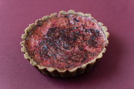 vegan cake with beeetroot fillingの写真素材