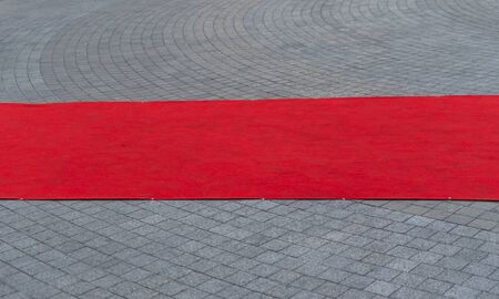 red carpet outdoorの写真素材