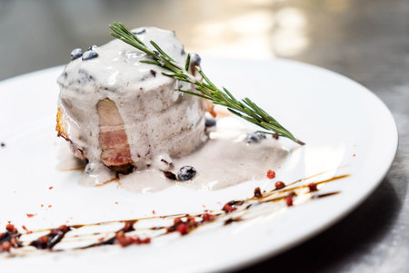 Veal Roast With Herbs And Vegetables